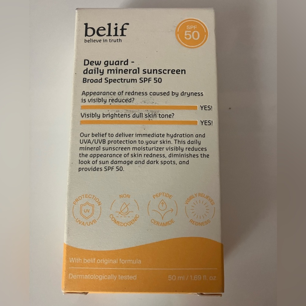 Dew Guard Daily Mineral Sunscreen SPF 50 - 50ml